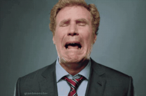 Will Ferrell Sobbing Hard GIF