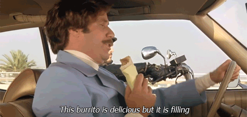 Will Ferrell Throwing Burrito GIF