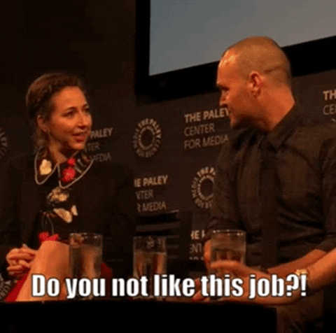 Will Forte Answer Interviewer Not Like This Job GIF