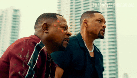Will Smith And Martin Lawrence Caught Off Guard Dirty Mike And The Boys GIF