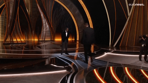 Will Smith Chris Rock Slap Oscars Bad Joke GIF