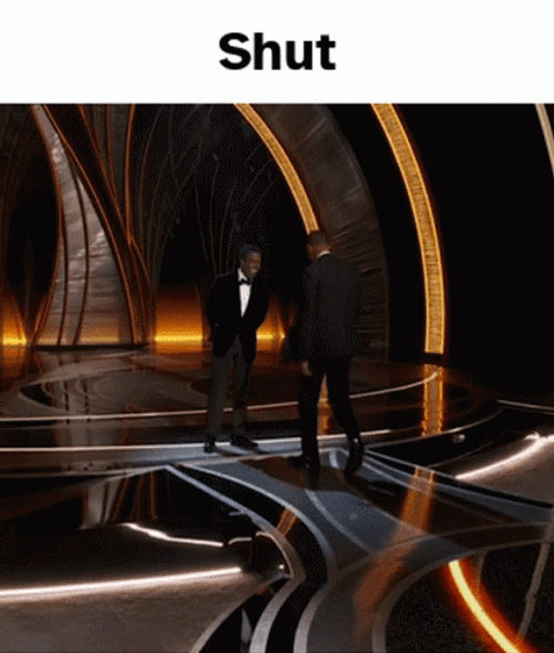 Will Smith Slapping Chris Rock Green Screen GIF Meme Template