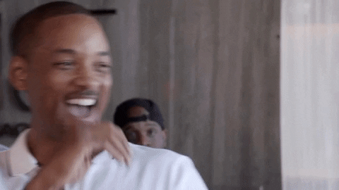 Will Smith Happily Laughing GIF