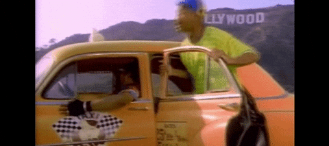 Will Smith In Taxi Fresh Prince GIF