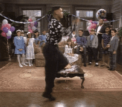 Will Smith Running Man Hip Hop Dance GIF