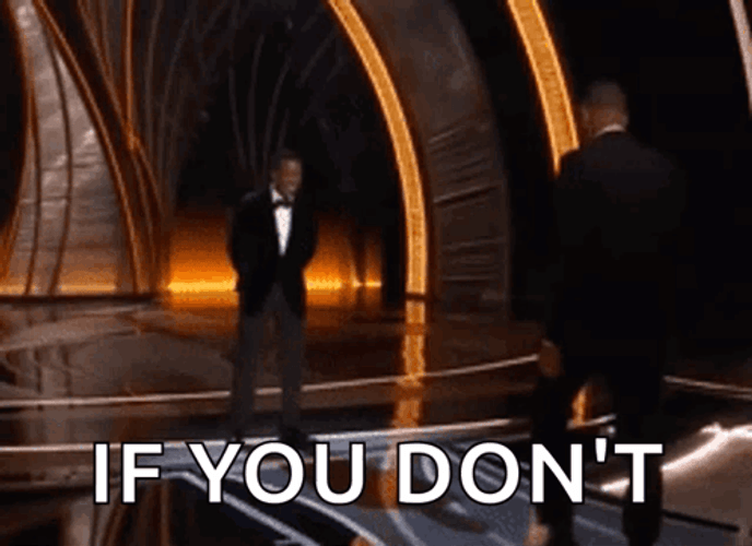 Will Smith Slap If You Don`t GIF