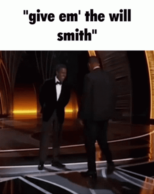 Will Smith Slap Oscars Meme GIF