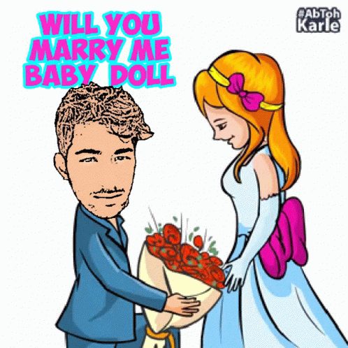Will You Marry Me Baby Doll GIF