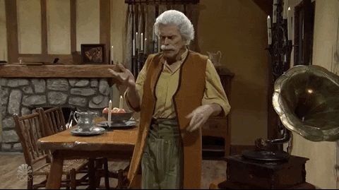 Willem Dafoe Shows Opposite Of Bad Dancing GIF