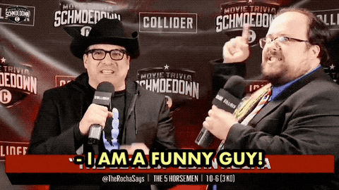 William Bibbiani Funny Guy Interview GIF