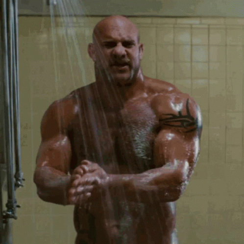 William Scott Goldberg Wrestler Showering GIF