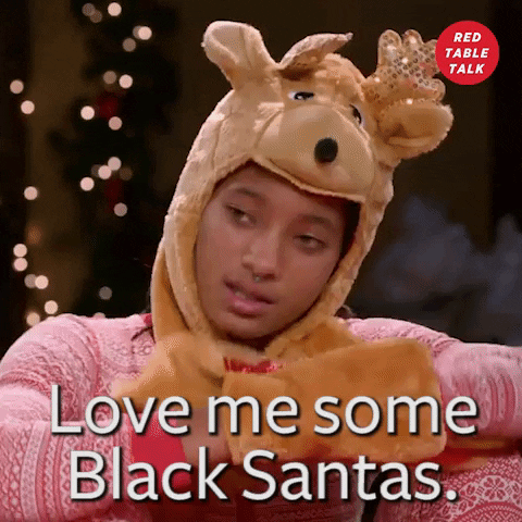 Willow Smith Love Me Some Black Santa GIF