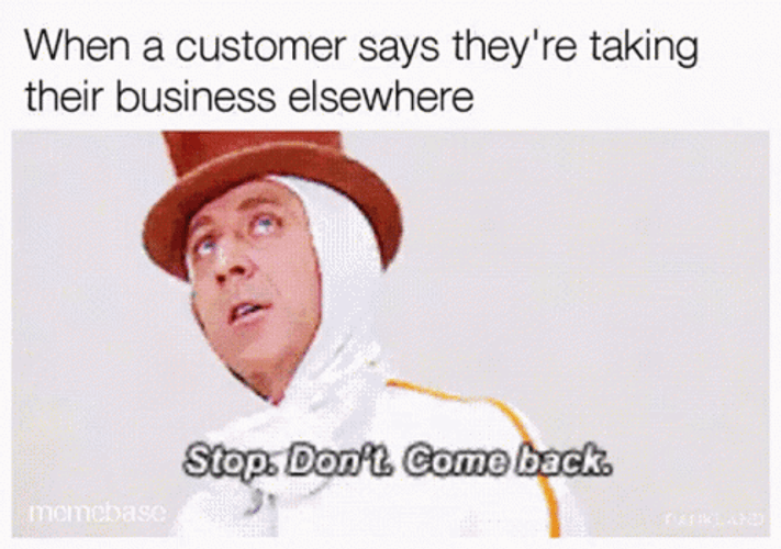 Willy Wonka Customer Service Funny Meme GIF
