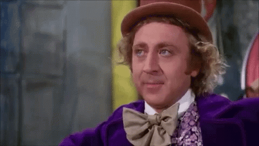 Willy Wonka Eye Roll GIF
