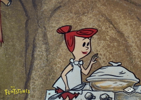 Wilma Flintstone Master Chef Cooking Lobster Fight GIF