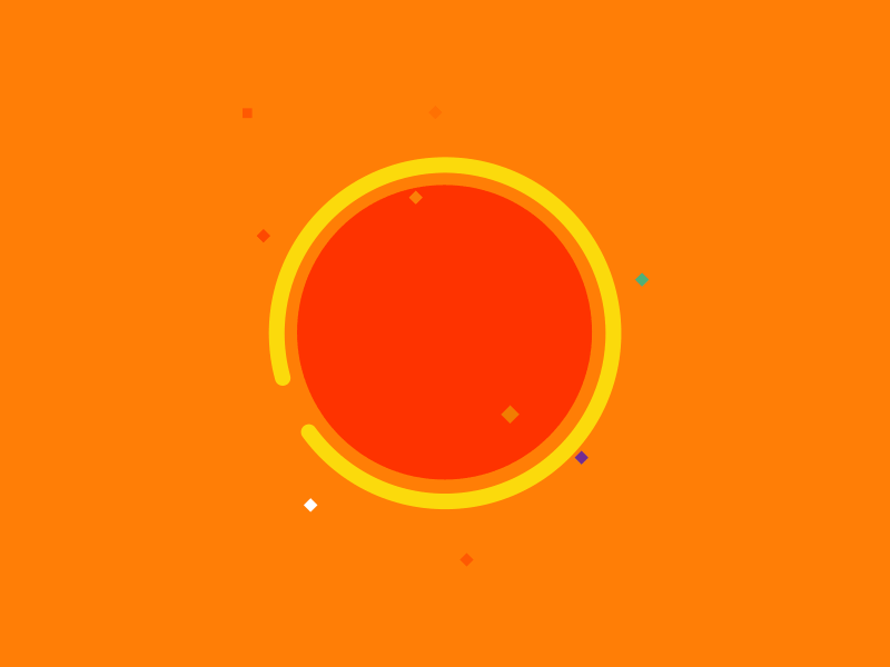 Win Text In Orange Background GIF