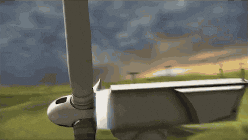 Wind Turbine Generator Head Interior GIF
