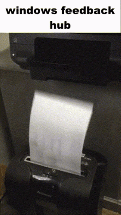 Windows Feed Back Hub GIF