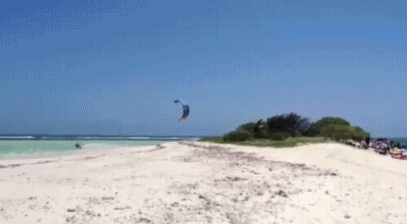 Windsurfing Flying Surfer GIF