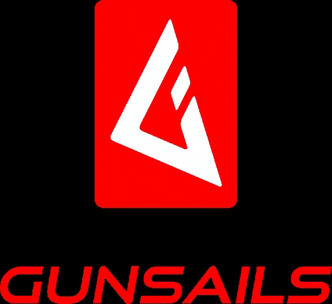 Windsurfing Gunsails Logo GIF