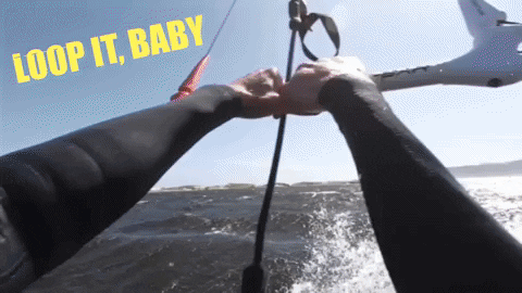 Windsurfing Loop It Baby GIF