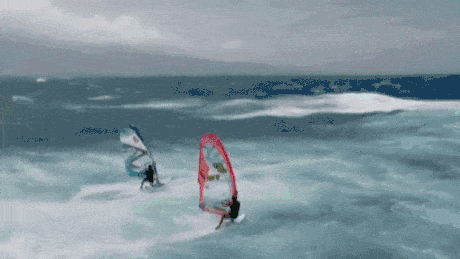 Windsurfing Men Tumbling GIF