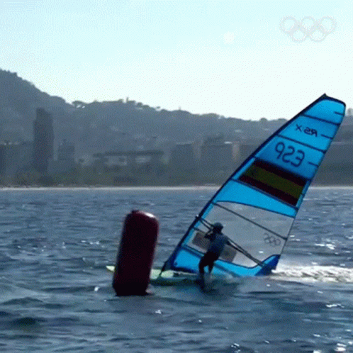 Windsurfing Sailing Race Ivan Pastor GIF