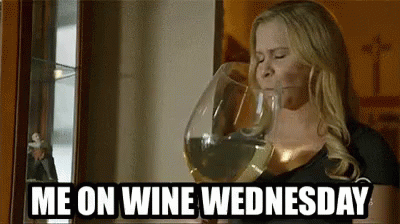 Wine Wednesday Amy Schumer GIF