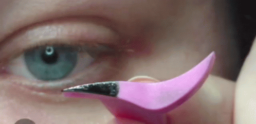 Winged Eyeliner GIF