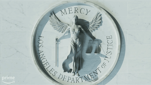 Winged Woman Statue Mercy Los Angeles Department of Justice