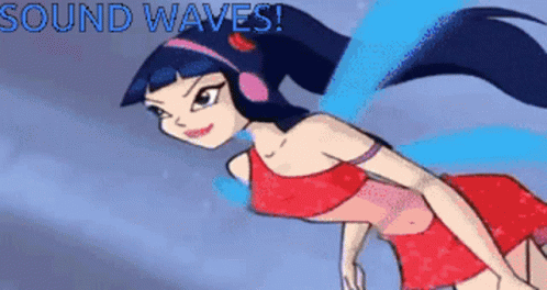 Wink Super Power Sound Wave Animation GIF
