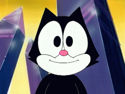 Winking Felix The Cat GIF