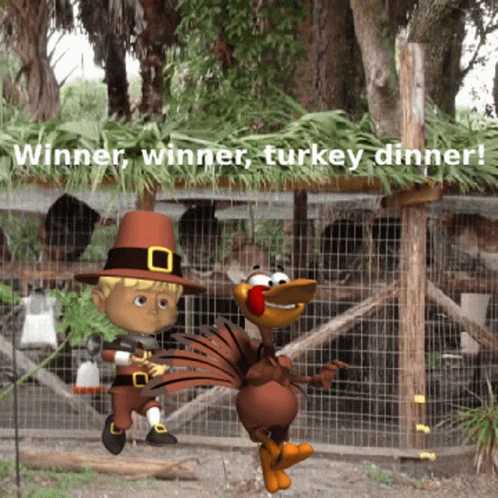 Winner Dinner Turkey Meme GIF