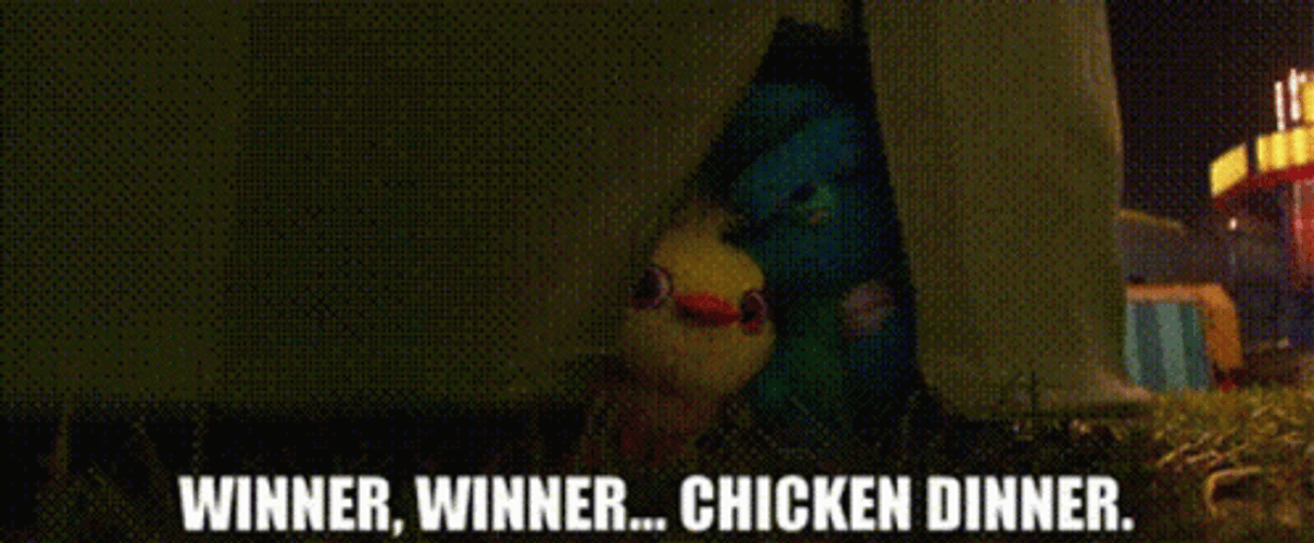 Winner Winner Chicken Dinner GIF