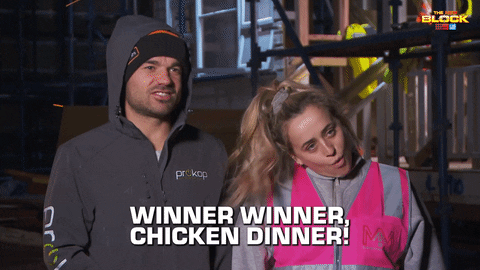 Winner Winner Chicken Dinner By A Couple GIF