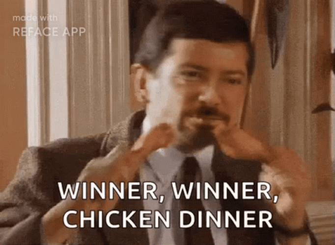 Winner Winner Chicken Dinner GIF