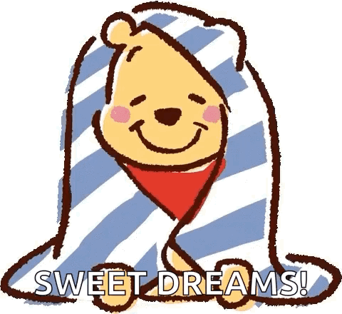 Winnie The Pooh And Piglet Goodnight Sweet Dreams GIF