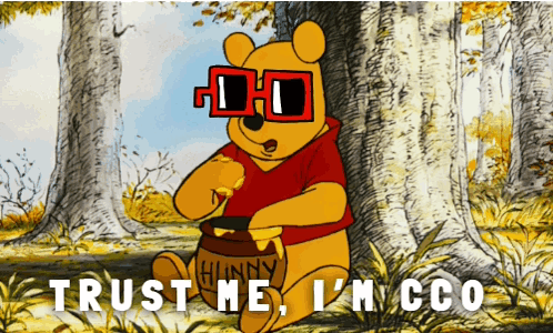 Winnie The Pooh And Piglet Holding Flowers In Field GIF