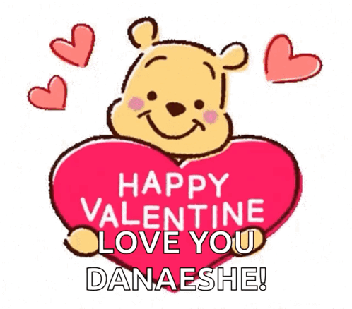 Winnie The Pooh Animated Valentines Day GIF