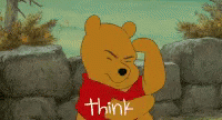 Winnie The Pooh Brainstorming GIF