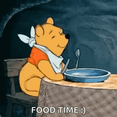 Winnie the Pooh Eating Food