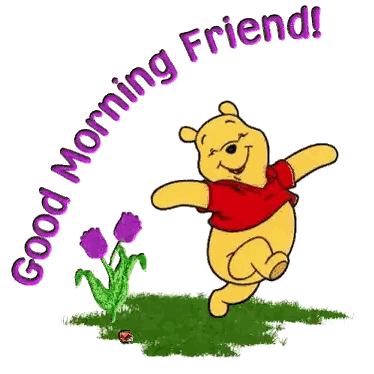Winnie the Pooh Good Morning Friend