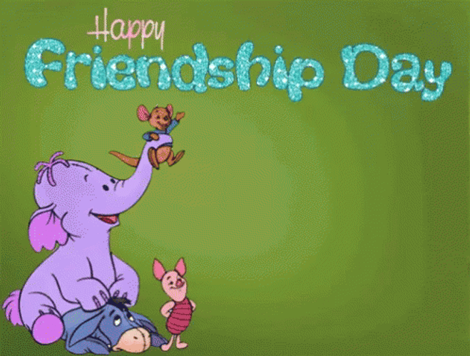 Happy International Friendship Day Animation GIF 