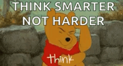 Winnie The Pooh Hard Thinking Meme GIF