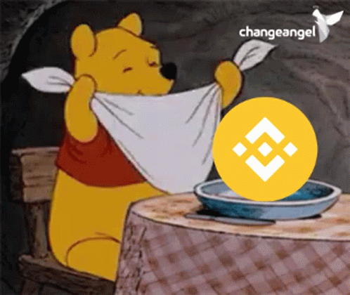Winnie The Pooh Holding Towel Over Coin GIF