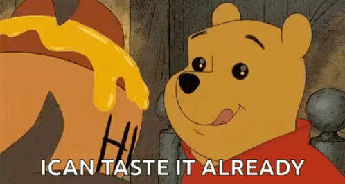 Winnie The Pooh I Can Taste It Already Honey GIF