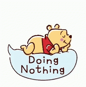 Winnie The Pooh Lazy Saturday Doing Nothing GIF