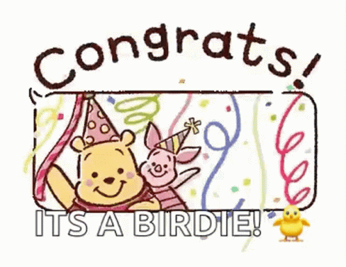 Winnie The Pooh , Piglet , And Piglet Are Celebrating A Birthday With Balloons And Streamers . GIF