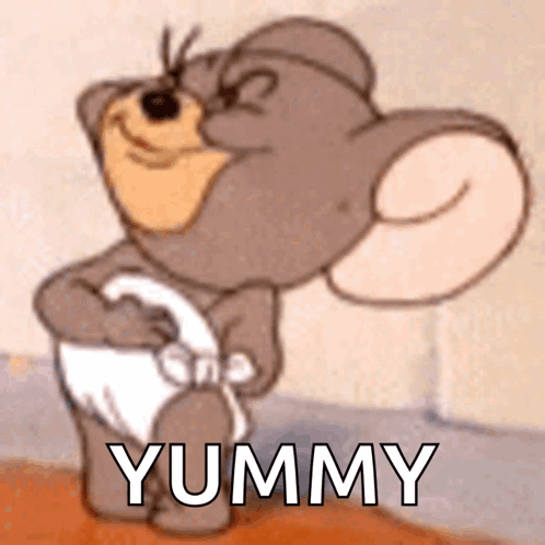 Winnie the Pooh Sitting at Table with Food