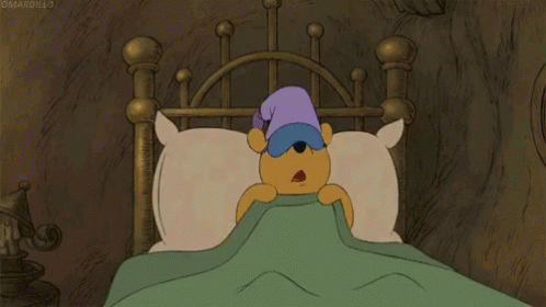 Winnie The Pooh Sleeping Good Evening GIF